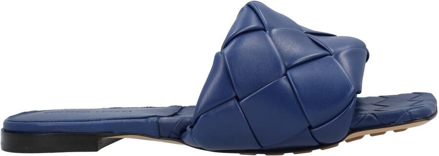 Bottega Veneta Lido Platte Sandalen blauw
