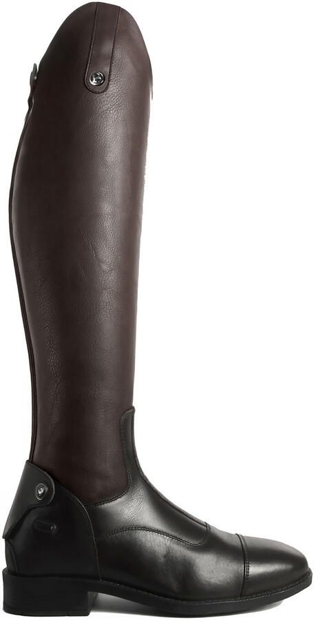 Brogini Unisex Lange Rijlaarzen van leer Casperia V2 voor volwassenen (Bruin)