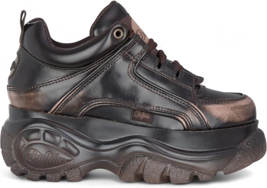 Buffalo Dames Vintage Bruine Chunky Platform Fashion Sneakers 1339-14-VNTG