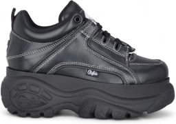 Buffalo Dames Zwarte Chunky Platform Fashion Sneakers 1339-14