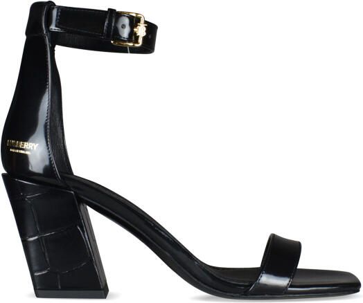 Burberry Sandalen Zwart