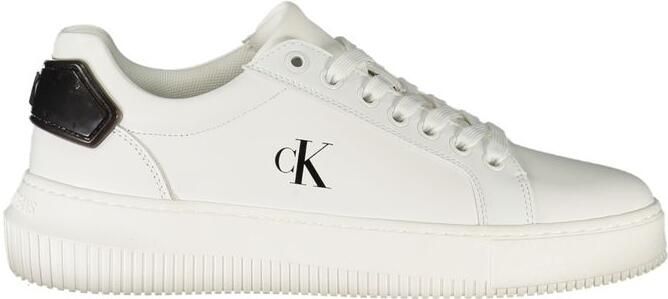 Calvin Klein Bianco Polyurethaan Dames Sneaker