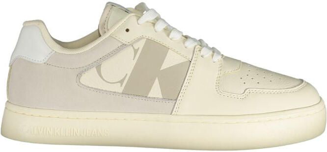Calvin Klein Bianco Polyurethaan Heren Sneaker