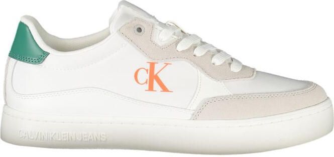 Calvin Klein Bianco Polyurethaan Heren Sneaker