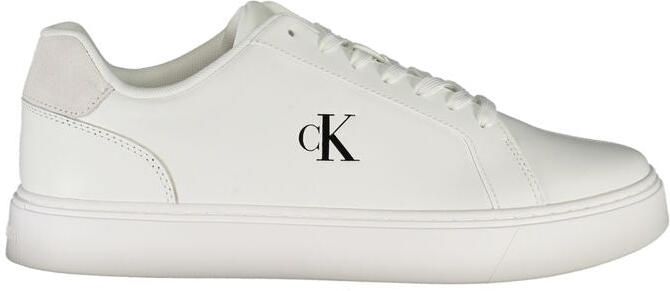 Calvin Klein Bianco Polyurethaan Heren Sneaker