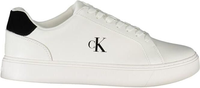 Calvin Klein Bianco Polyurethaan Heren Sneaker