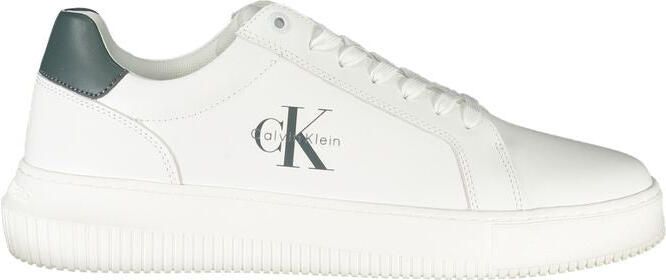 Calvin Klein Bianco Polyurethaan Heren Sneakers