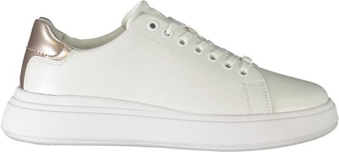 Calvin Klein Kaylee Platform Sneaker Witroze Goud