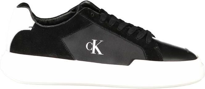 Calvin Klein Nero Leren Sneakers voor Mannen