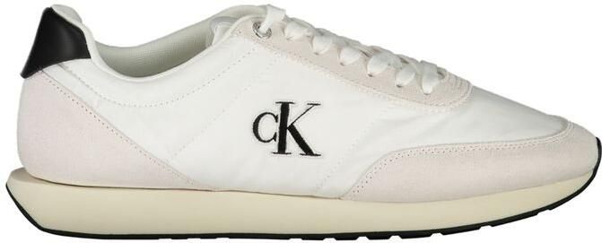 Calvin Klein Witte Polyester Heren Sneaker