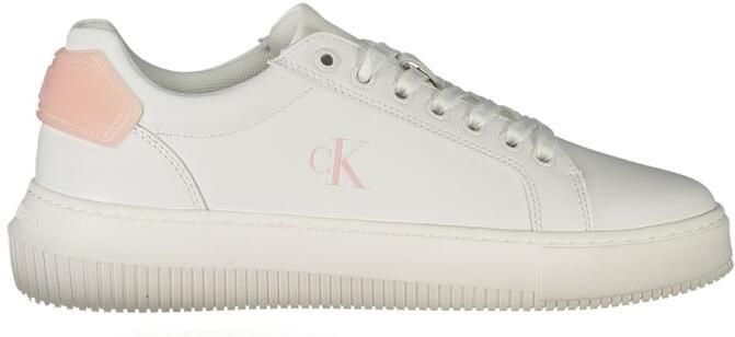 Calvin Klein Witte Polyurethaan Dames Sneakers