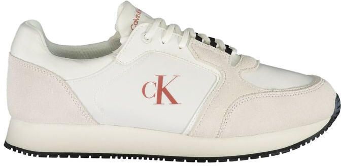Calvin Klein Witte Polyurethaan Heren Sneaker