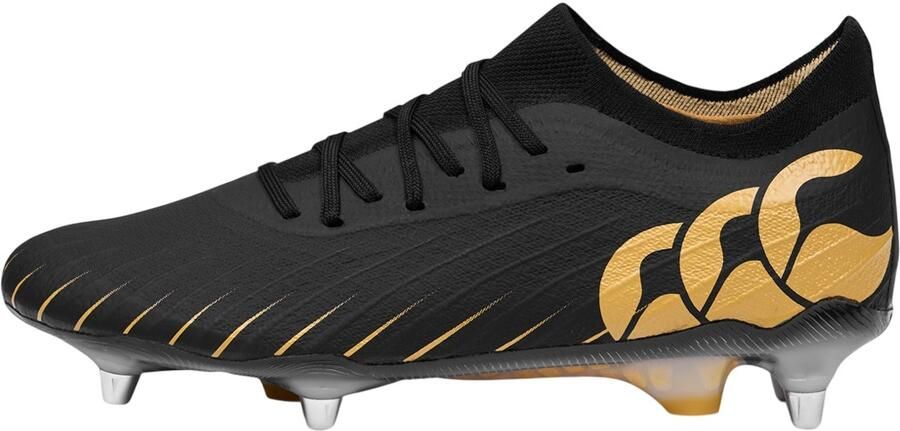 Canterbury Heren Speed Falcon Team Zachte Grond Voetbalschoenen (Zwart Goud)