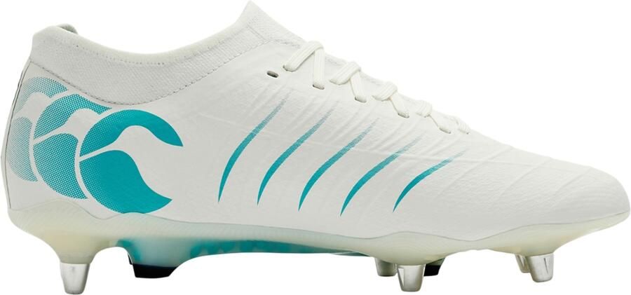 Canterbury Phoenix 2.0 Elite rugby schoenen voor heren voor zachte ondergrond (Wit Groen)