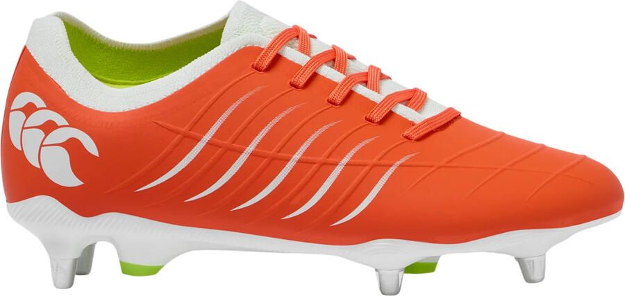Canterbury Phoenix 2.0 Pro-rugbyschoenen voor heren voor zachte ondergrond (Mandarijn Tango)