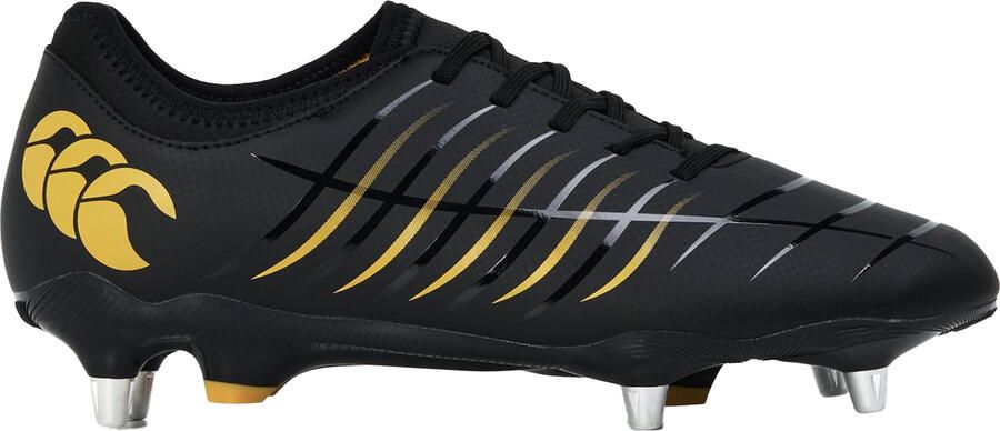 Canterbury Phoenix 2.0 rugby schoenen voor heren voor zachte ondergrond (Zwart)