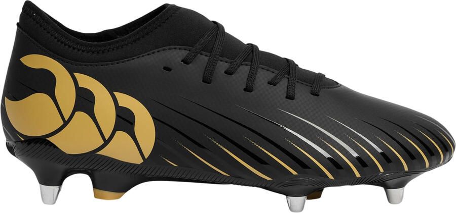 Canterbury Speed Falcon Team rugby-schoenen voor heren voor zachte ondergrond (Zwart)