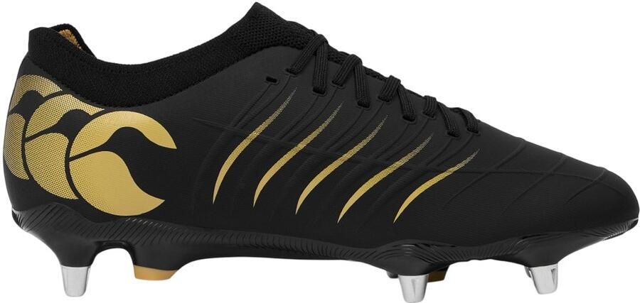 Canterbury Unisex Adult Phoenix 2.0 Pro Leder Soft Ground Rugby Laarzen (Zwart)