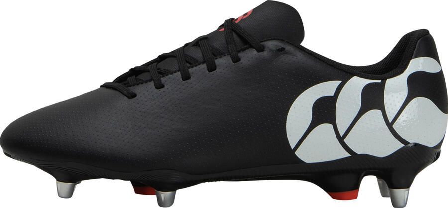 Canterbury Unisex Adult Speed Raze Zachte Grond Rugbyschoenen (Zwart Wit)
