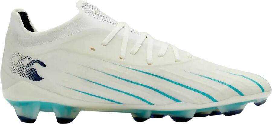 Canterbury Unisex Speed Falcon 2.0 Elite rugby schoenen voor volwassenen voor harde ondergrond (Wit Groen)