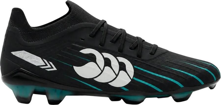Canterbury Unisex Speed Falcon 2.0 Elite rugby schoenen voor volwassenen voor harde ondergrond (Zwart Groen)