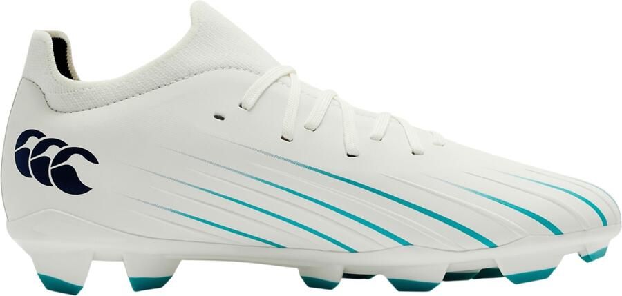 Canterbury Unisex Speed Falcon Pro 2.0 rugby schoenen voor volwassenen geschikt voor harde ondergrond (Wit Groen)