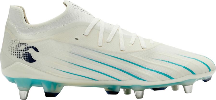 Canterbury Unisex Volwassen Speed Falcon 2.0 Elite Zachte Ondergrond Rugby Schoenen (Wit Groen)