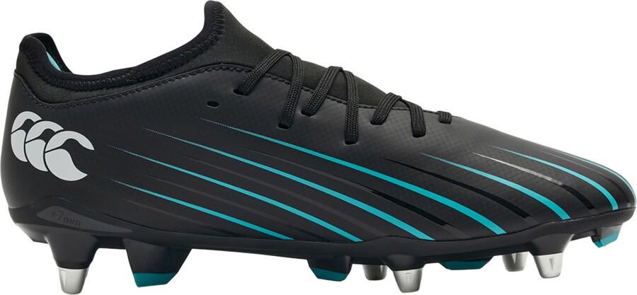 Canterbury Unisex Volwassen Speed Falcon 2.0 Team Soft Ground Rugby Schoenen (Zwart Groen)
