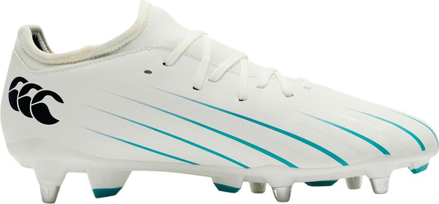 Canterbury Unisex Volwassenen Speed Falcon 2.0 Team Soft Ground Rugby Schoenen (Wit Groen)