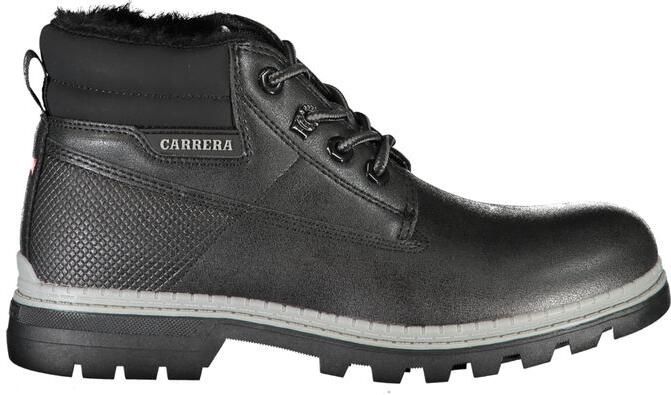 Carrera Heren Zwarte Faux Leren Enkellaarzen Ca25370