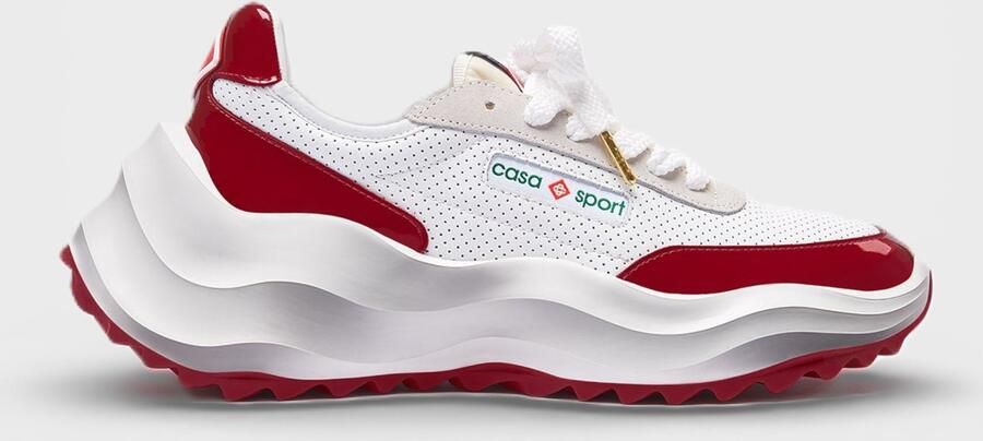 Casablanca Atlantis Heren Sneaker Wit Rood