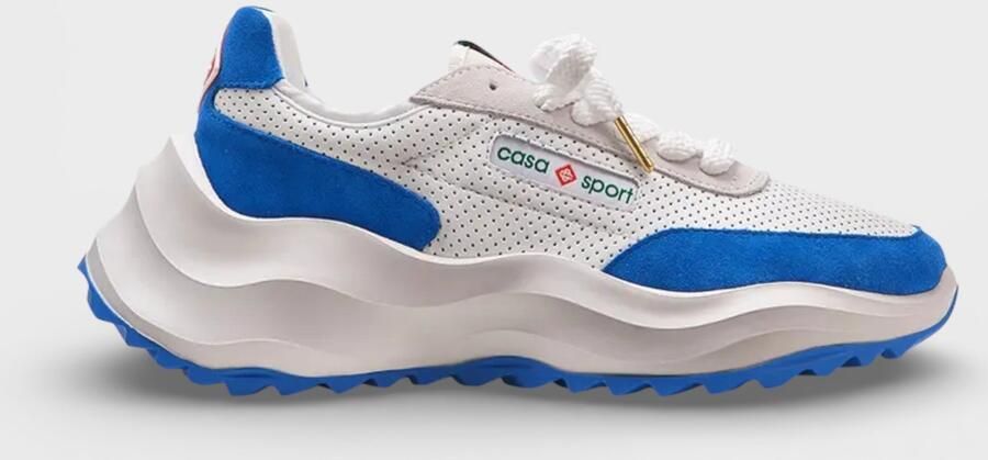 Casablanca Atlantis Sneakers Wit Blauw (Heren)