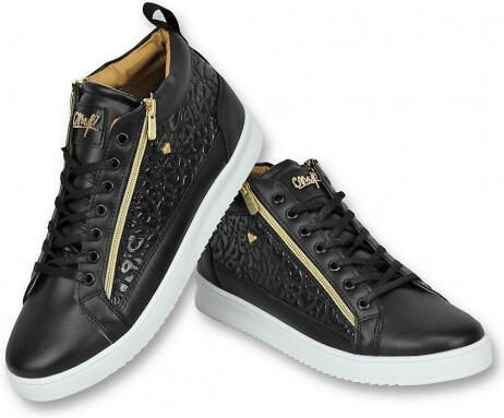 Cash Money Schoenen sneaker croc black gold