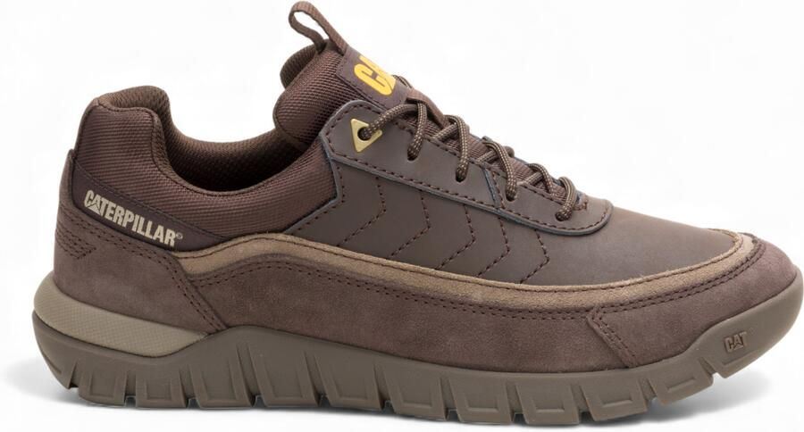 Caterpillar CAT Heren Bruine Leren Wandelschoenen Versage Lo