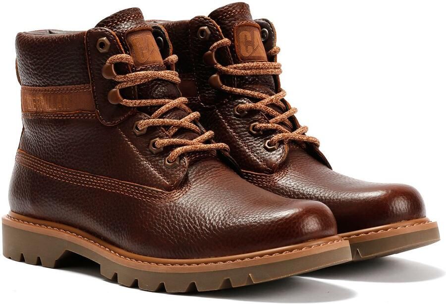 Caterpillar Colorado 2.0 Lederen Herenschoenen Glanzend Gember Boots