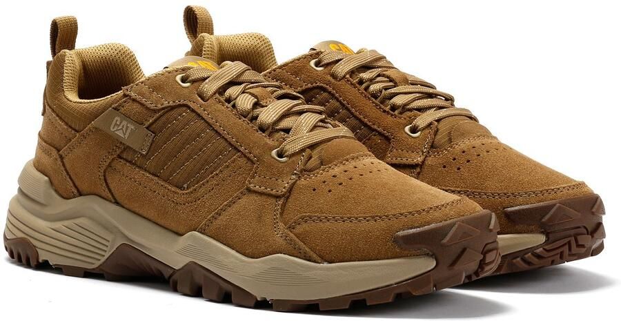 Caterpillar Grapple Suede Heren Butternut Sneakers
