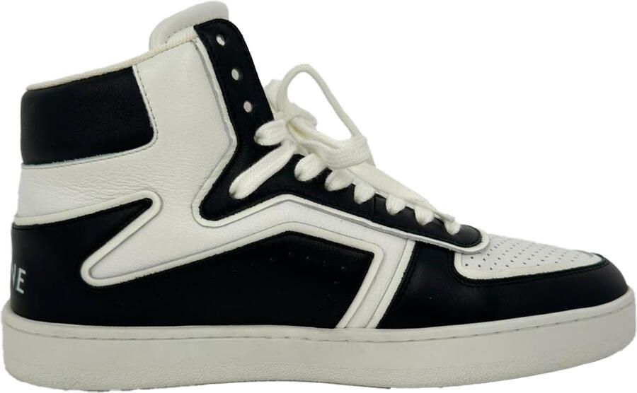 Celine Pre-owned Celine Trainer CT-01 hoge sneakers in zwart leer