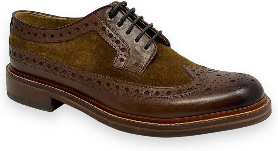 Chapman Moore Chapman & Moore Longwing Brogue Country Lederen Heren Bruine Veterschoenen