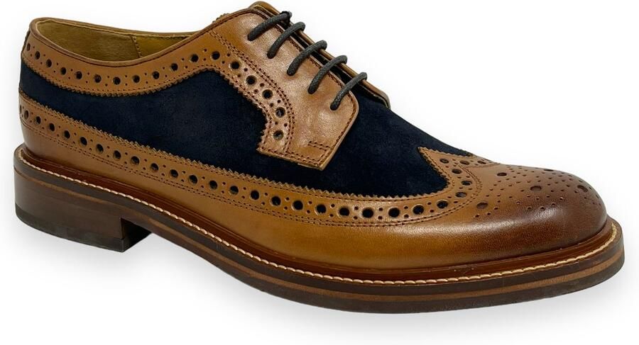 Chapman Moore Winkelen Voor Chapman & Moore Longwing Brogue Country Lederen Heren Bruine Veterschoenen