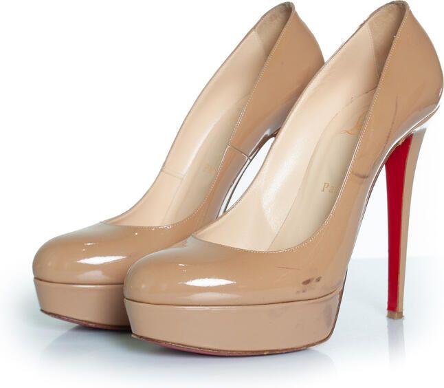 Christian Louboutin Pre-owned Christian Louboutin Beige Bianca pumps