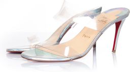 Christian Louboutin Pre-owned Christian Louboutin Gewoon niets iriserende sandalen