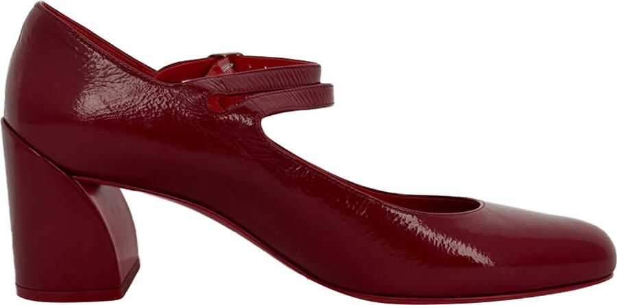 Christian Louboutin Pre-owned Christian Louboutin Miss Jane 55 Mary Jane pumps in rood lakleer