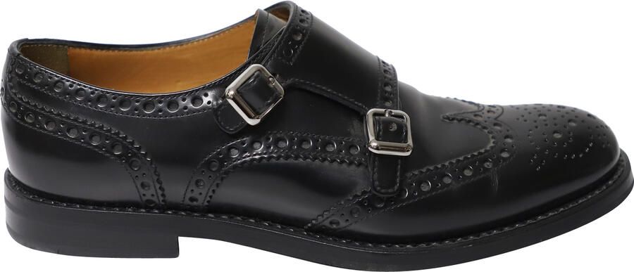 Church's Burwood Brogues met Nieten in Zwart Leer