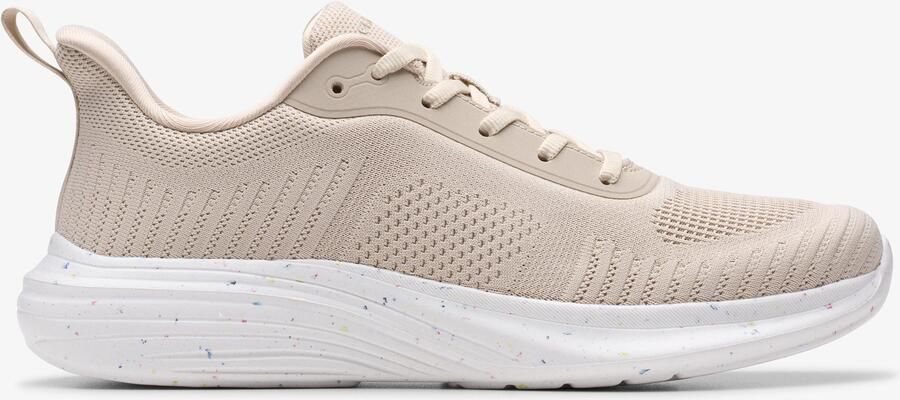 Clarks Aston Lace Taupe Sneakers