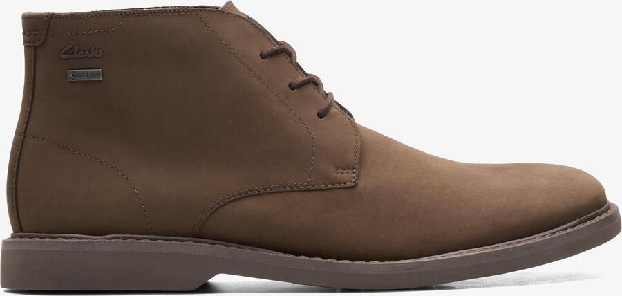 Clarks Atticus LT Hi GORE-TEX Donkerbruine Nubucklaarzen