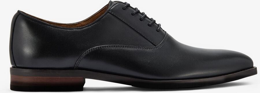 Clarks Banstead Kant Zwarte Leren Schoenen
