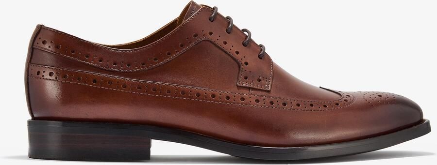 Clarks Banstead Tip Tan Lederen Schoenen