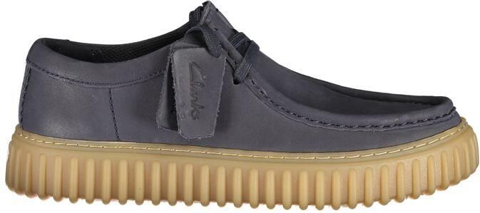 Clarks Blauwe Leren Heren Classic Schoen