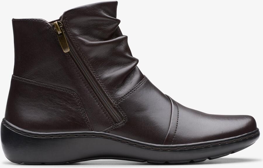 Clarks Cora Pace Chocolate Lea Laarzen