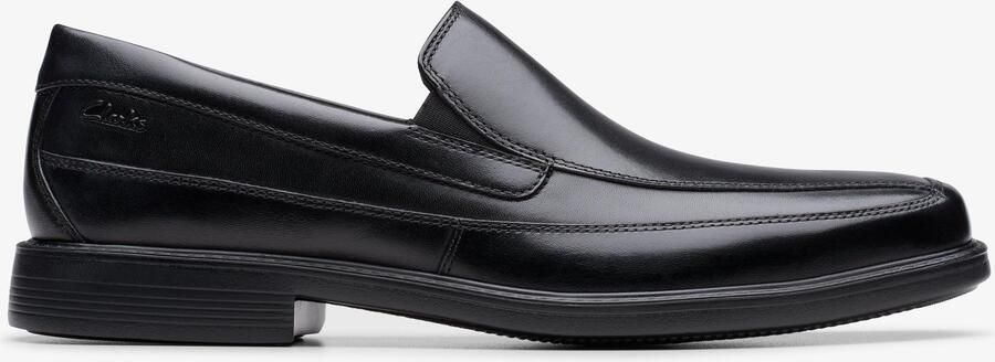 Clarks Cosgrove Vrije Zwarte Leren Schoenen